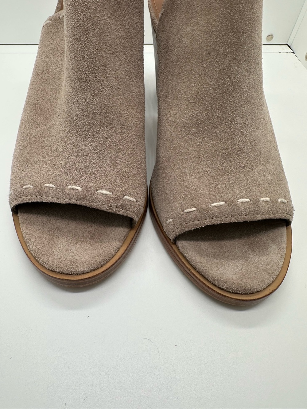 Frye and Co. Donna Suede Leather Sling Back Shoes Size 9 - Picture 6 of 9